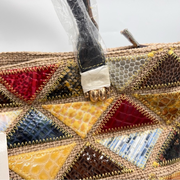 Multicolor Patchwork Leather Bag - Picture 11 of 13